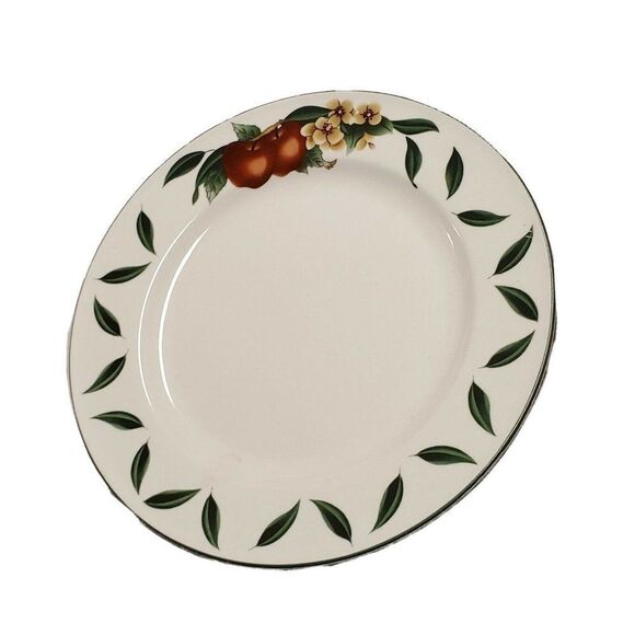 SET 2 WSP Stoneware Dinner Plates From The Cades Creek Collection Apple Pattern - Picture 2 of 5